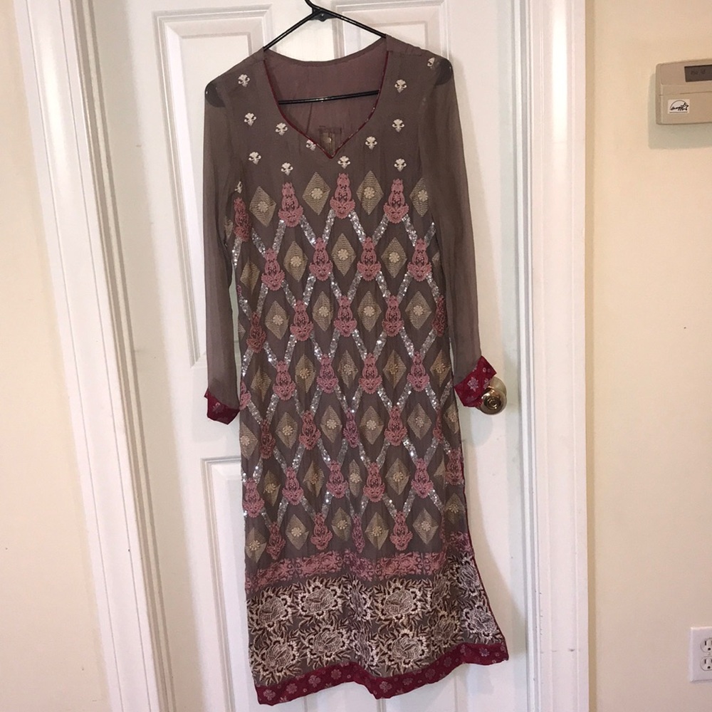 3 pc fancy chiffon Motifz suit